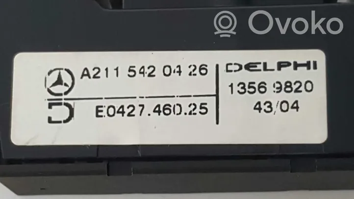 Mercedes-Benz E W211 Gear shift selector indicator 