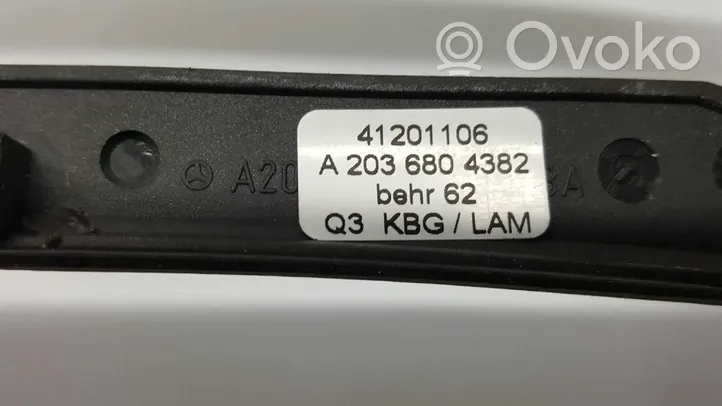 Mercedes-Benz C W203 Support bouton lève vitre porte avant 