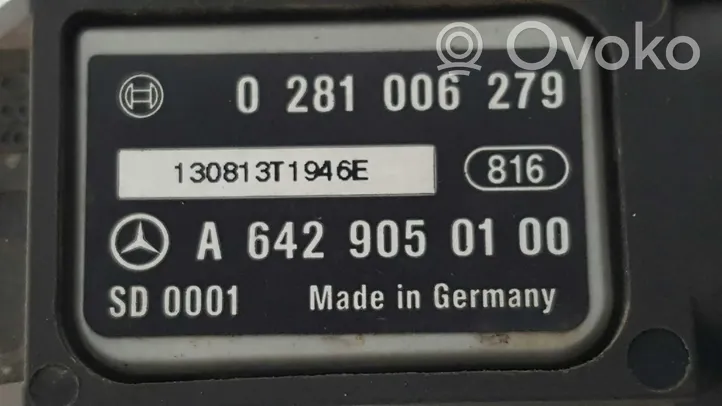 Mercedes-Benz ML W164 Oro slėgio daviklis 0281006279