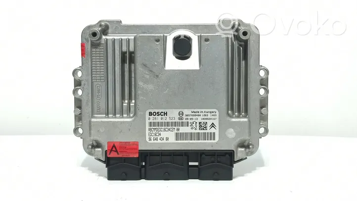 Citroen C3 Komputer / Sterownik ECU silnika 9664843480