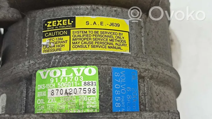 Volvo S70  V70  V70 XC Compresseur de climatisation 8708581