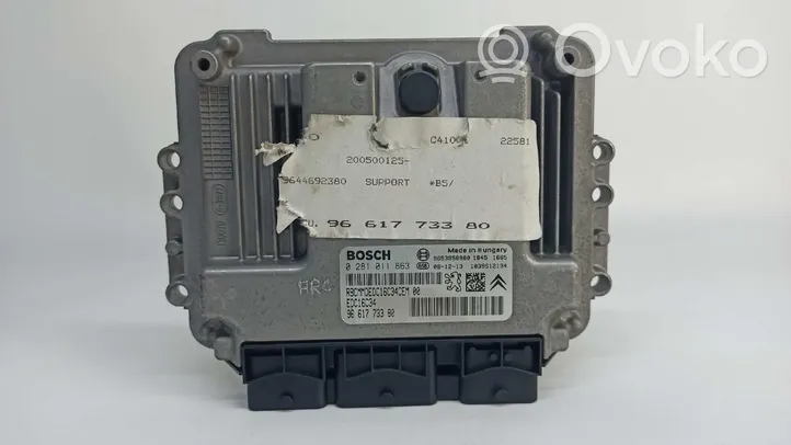 Citroen C4 I Unité de commande, module ECU de moteur 9653958980