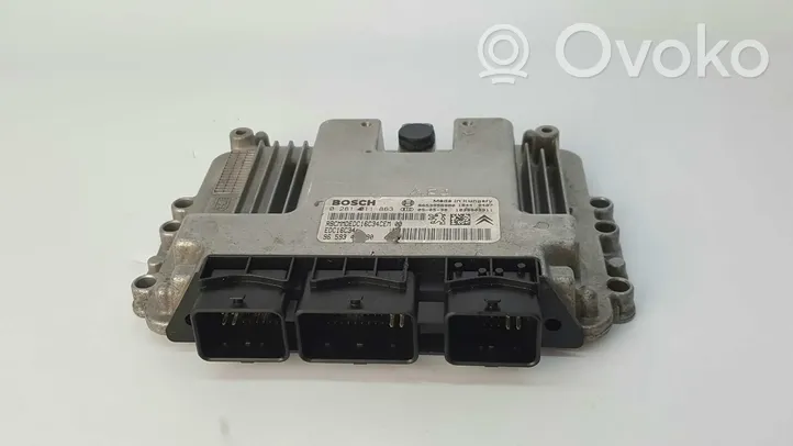 Citroen C4 I Unité de commande, module ECU de moteur 0281011863