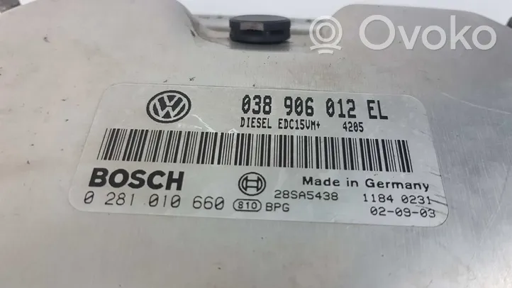 Volkswagen Polo IV 9N3 Engine control unit/module ECU 0281010660
