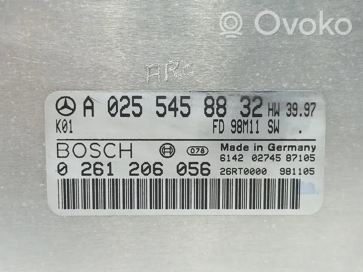 Mercedes-Benz S W220 Komputer / Sterownik ECU silnika 0261206056