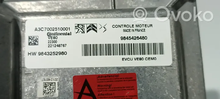 Citroen C4 III e-C4 Centralina/modulo motore ECU A3C7002510001