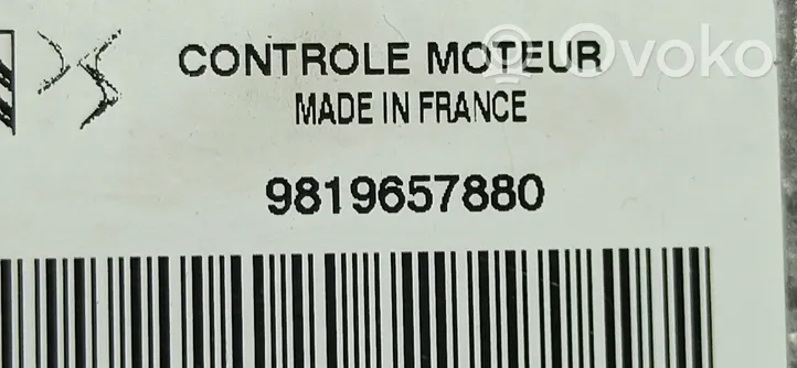 Citroen C3 Unité de commande, module ECU de moteur 9800913080