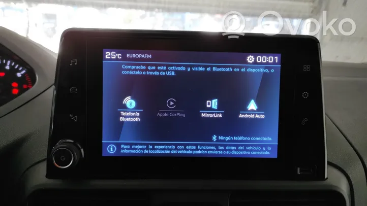 Peugeot Partner III Monitor / wyświetlacz / ekran 