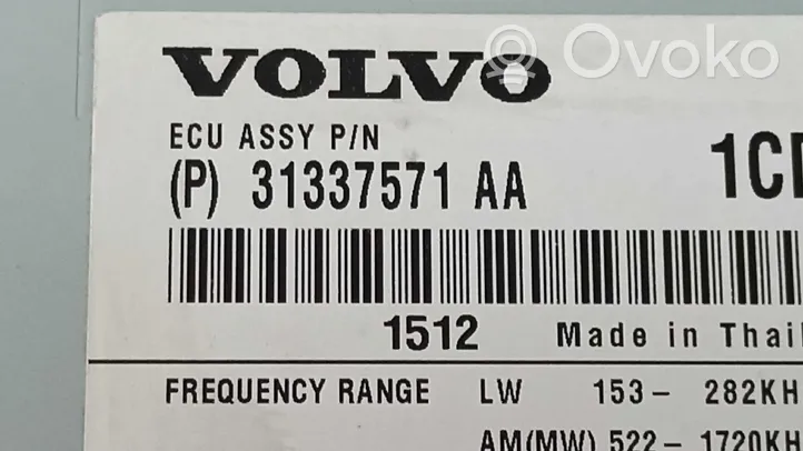 Volvo V40 Unità di navigazione lettore CD/DVD 31310833AA