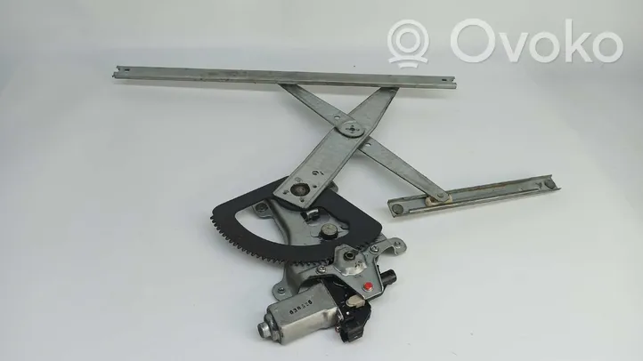 Opel Corsa C Front door window regulator with motor 9196410