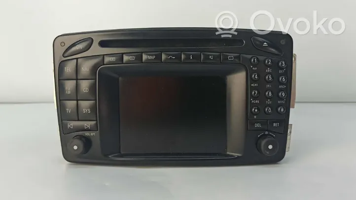 Mercedes-Benz CLK A209 C209 Monitor / wyświetlacz / ekran A2038275242