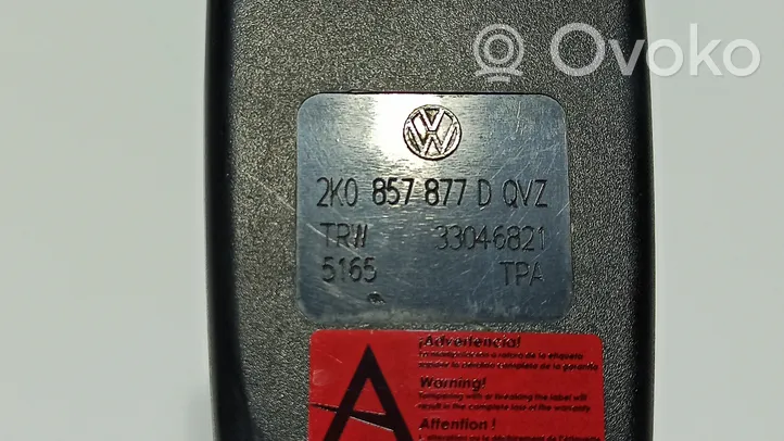 Volkswagen Caddy Boucle de ceinture de sécurité avant 2K0857877DQVZ
