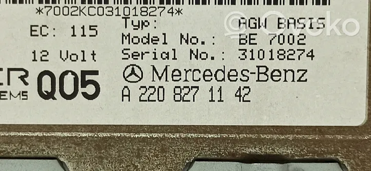 Mercedes-Benz S W220 Wzmacniacz audio 