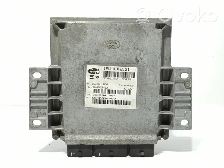 Citroen C5 Unité de commande, module ECU de moteur 9648636580