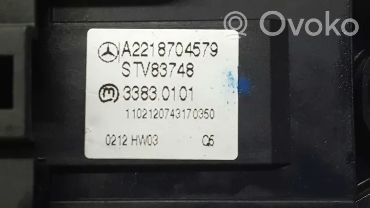 Mercedes-Benz S W221 Interruttore di controllo dell’alzacristalli elettrico A22187045797J22