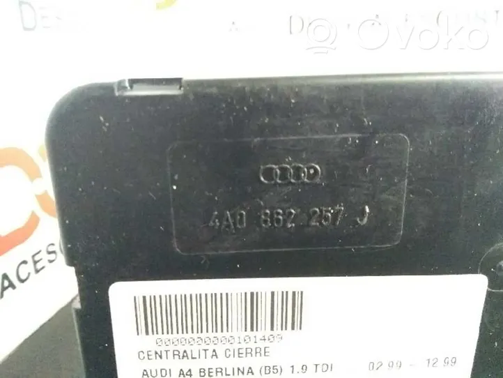 Audi A4 S4 B5 8D Door central lock control unit/module 8TZ00652206