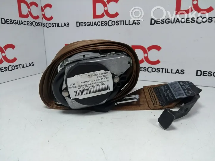 Audi A8 S8 D3 4E Ceinture de sécurité arrière 4E0857806B