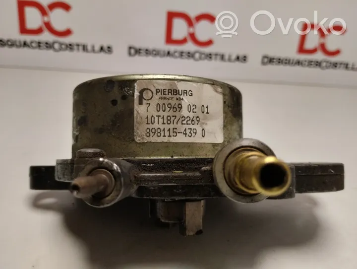 Opel Astra J Valvola di depressione 8981154390