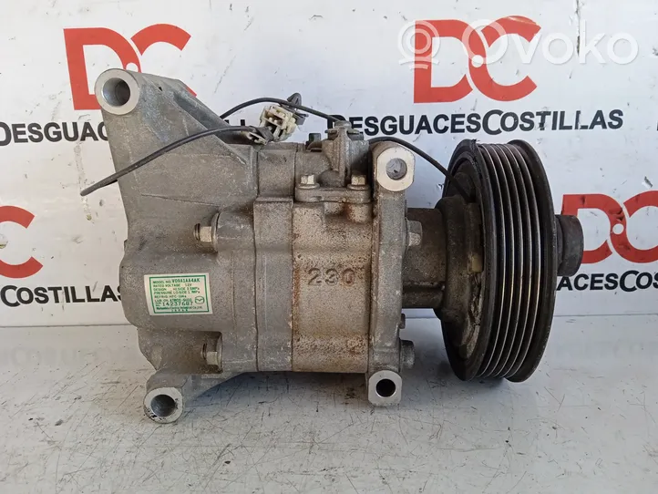 Mazda 2 Ilmastointilaitteen kompressorin pumppu (A/C) D65161450H