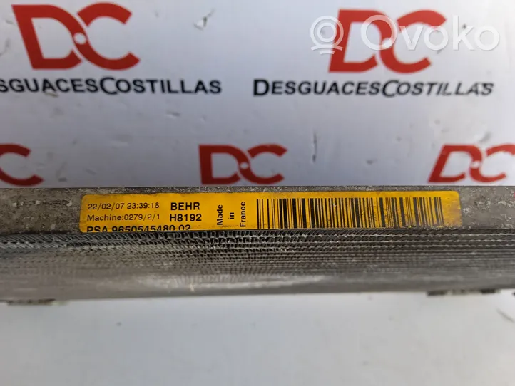 Citroen Berlingo Radiador de refrigeración del A/C (condensador) 9650545480