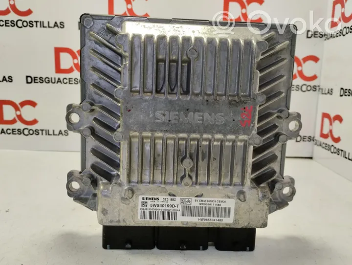 Citroen C5 Sterownik / Moduł ECU 5WS40199DT