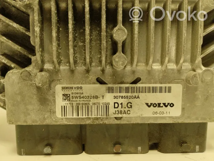 Volvo V50 Variklio valdymo blokas 30785520AA