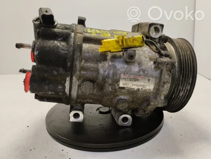 Citroen C4 Grand Picasso Air conditioning (A/C) compressor (pump) 9651911380