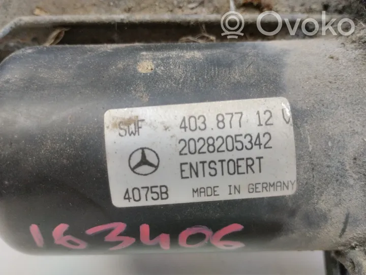 Mercedes-Benz C W202 Etupyyhkimen vivusto ja moottori 2028205342