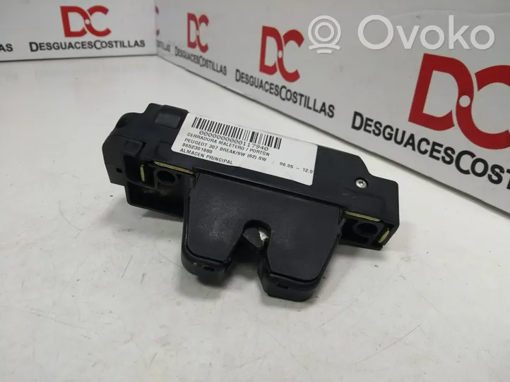 Peugeot 307 Blocco chiusura del portellone 9652301980