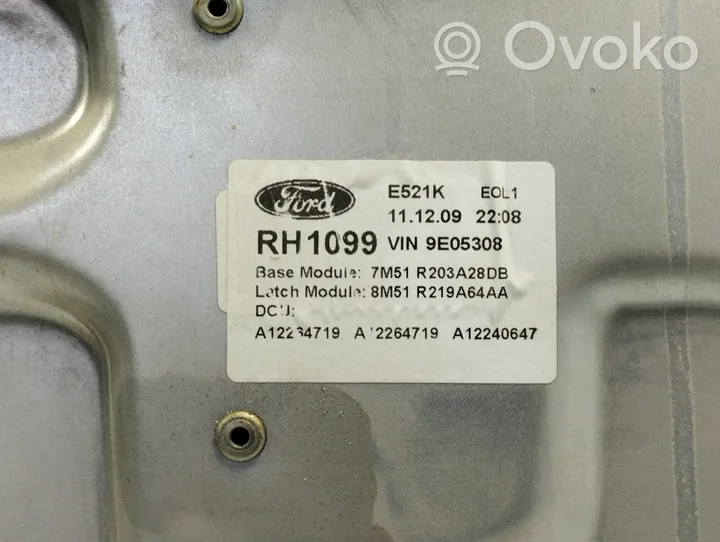 Ford Kuga II Podnośnik szyby drzwi z silniczkiem 7M51R203A28DB