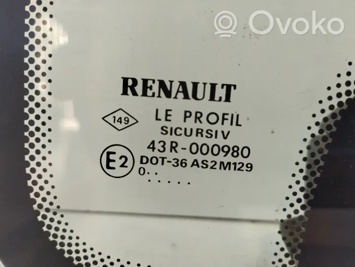 Renault Kangoo I Rear door window glass 7701470534