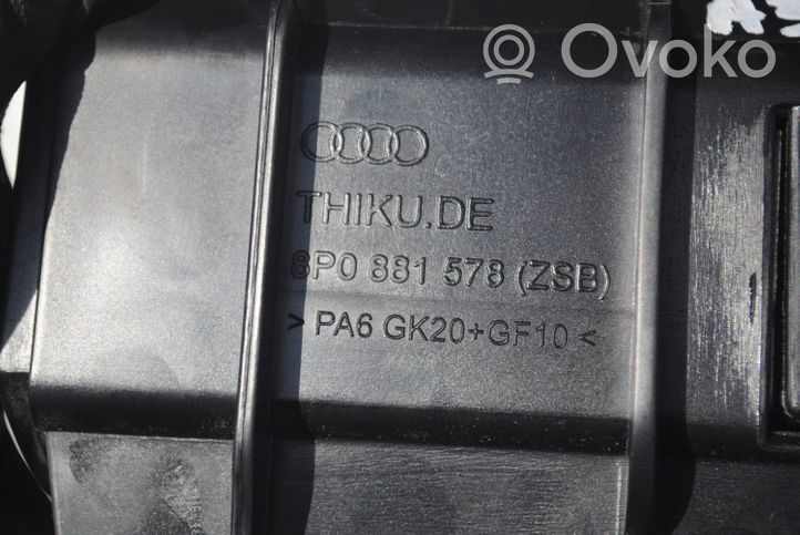 Audi A3 S3 8P Tiroir rangement tableau de bord 8P0881578