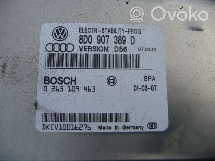 Volkswagen PASSAT B5.5 ESP (stabilumo sistemos) valdymo blokas 8D0907389D