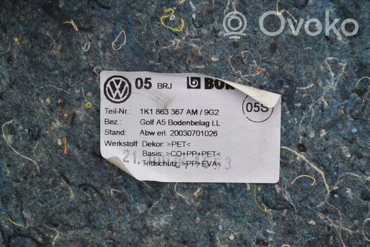 Volkswagen Golf V Etulattiamatto 1K1863367AM