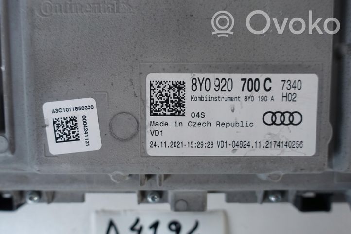 Audi A3 8Y Licznik / Prędkościomierz 8Y0920700C LICZNIK VIRTUA