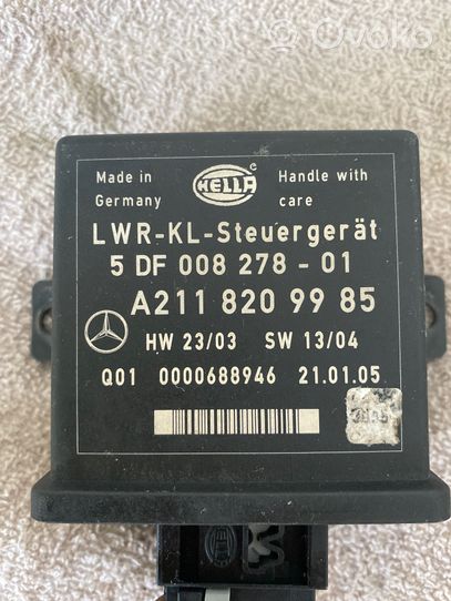 Mercedes-Benz E W211 Relè luci A2118209985