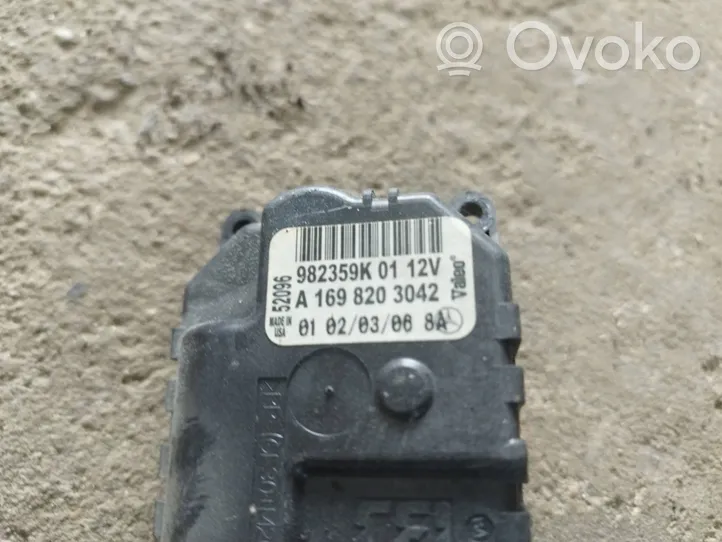 Mercedes-Benz A W169 Motorino attuatore aria A1698203042