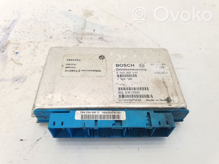 BMW 3 E46 Cuerpo de válvula de la caja de cambios de la transmisión 7522980