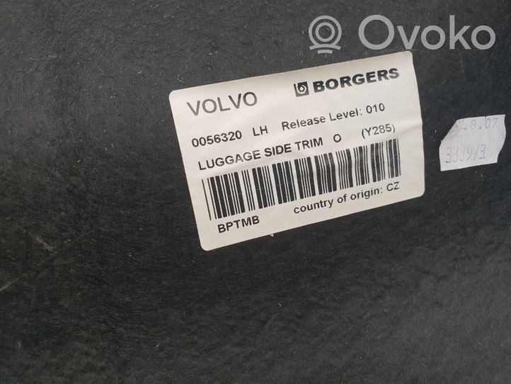 Volvo XC70 Apatinis, bagažinės šono, apdailos skydas 0056320