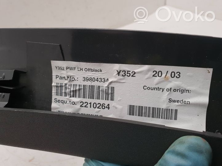 Volvo V60 Apatinis, bagažinės šono, apdailos skydas 39804334