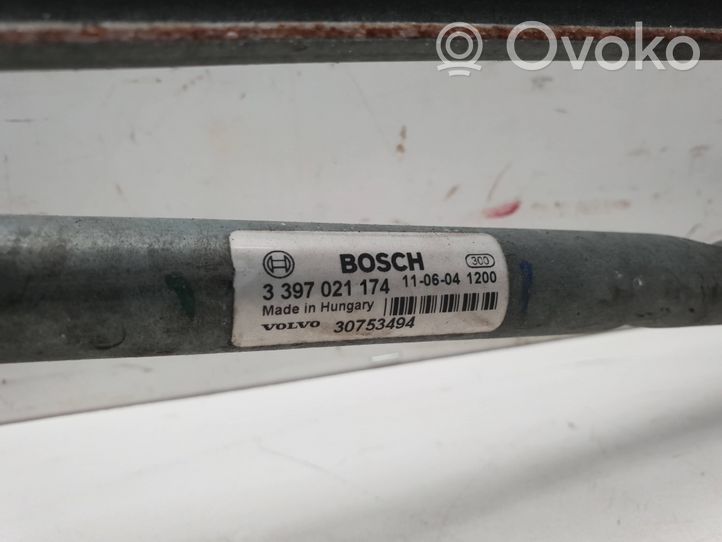 Volvo V60 Mechanizm i silniczek wycieraczek szyby przedniej / czołowej 30753494