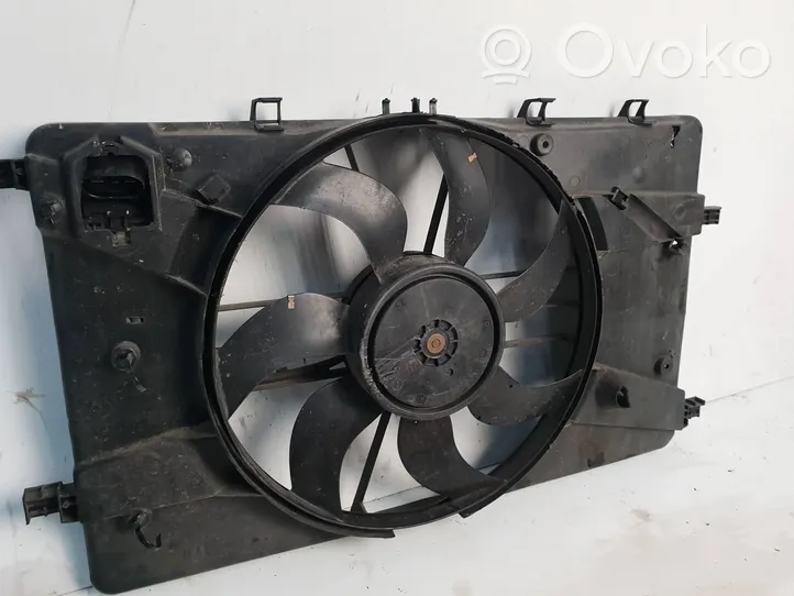 Opel Zafira C Radiator cooling fan shroud 0130308116