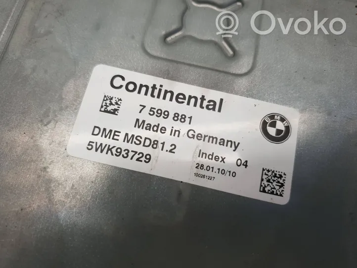 BMW 1 F20 F21 Centralina/modulo del motore 7599881