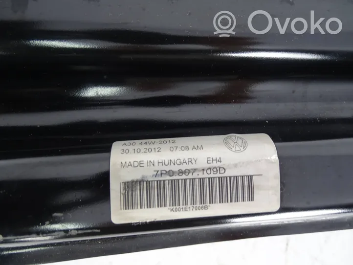 Volkswagen Touareg II Traversa di supporto paraurti anteriore 7P0807109D