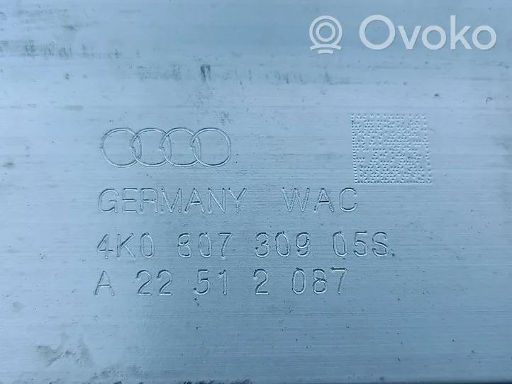 Audi A6 S6 C8 4K Aizmugurē bampera balka 4K0807309