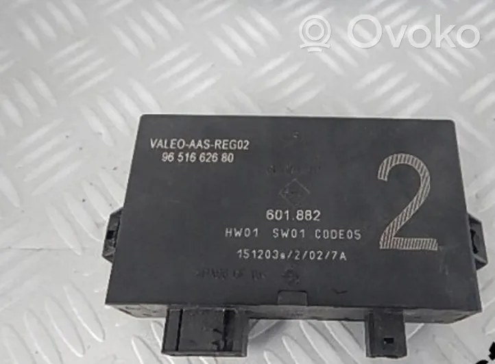 Citroen C3 Pysäköintitutkan (PCD) ohjainlaite/moduuli 9651662680