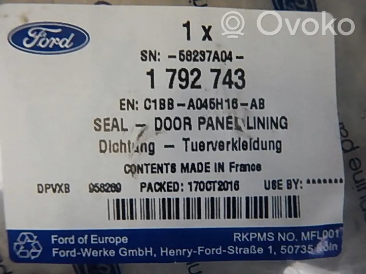 Ford Fiesta Kita priekinių durų apdailos detalė 1792743