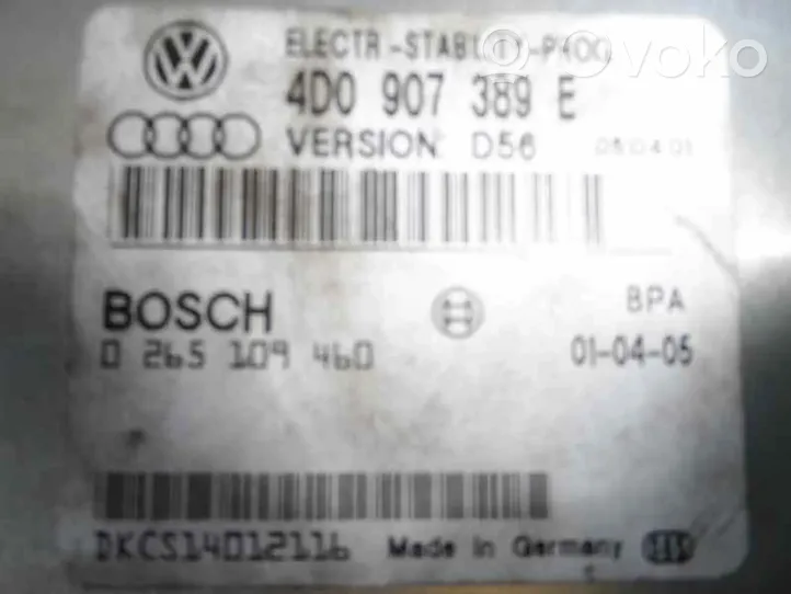 Audi A8 S8 D3 4E Unité de commande dispositif d'immobilisation 0265109460