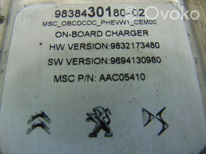 Peugeot 508 II Chargeur batterie (en option) 9838430180