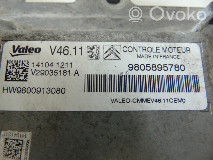 Peugeot 307 Unidad de control/módulo ECU del motor 9805895780